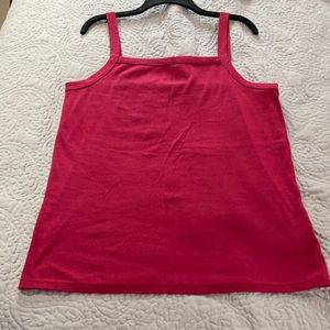 Magenta, slim fit tank